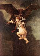 REMBRANDT Harmenszoon van Rijn Rape of Ganymede dh china oil painting reproduction